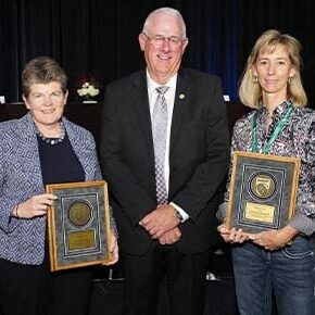 Drs. Clark and Grice award