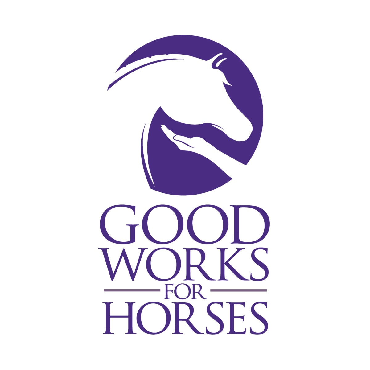 Good works for horses logo