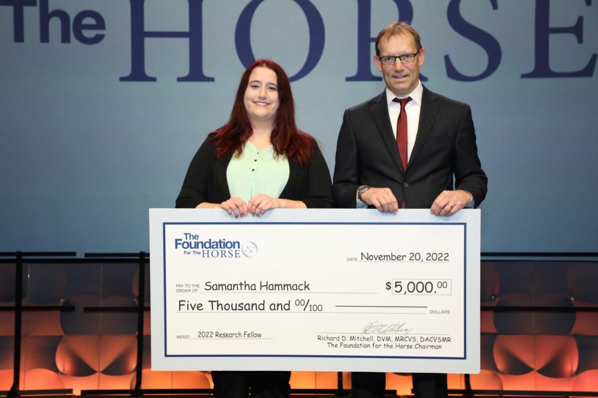 Fdn for the Horse Research Fellow Release Photo
