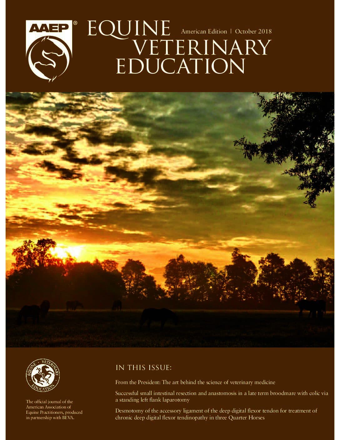 Equine Veterinary Education: October 2018 – AAEP
