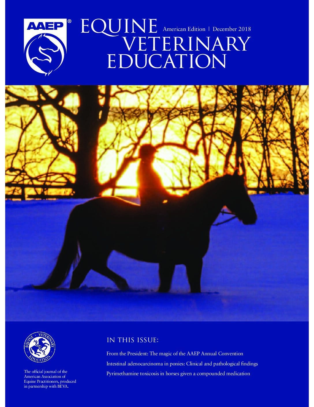 Equine Veterinary Education: December 2018 – AAEP