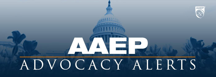 AAEP Advocacy Alerts email header